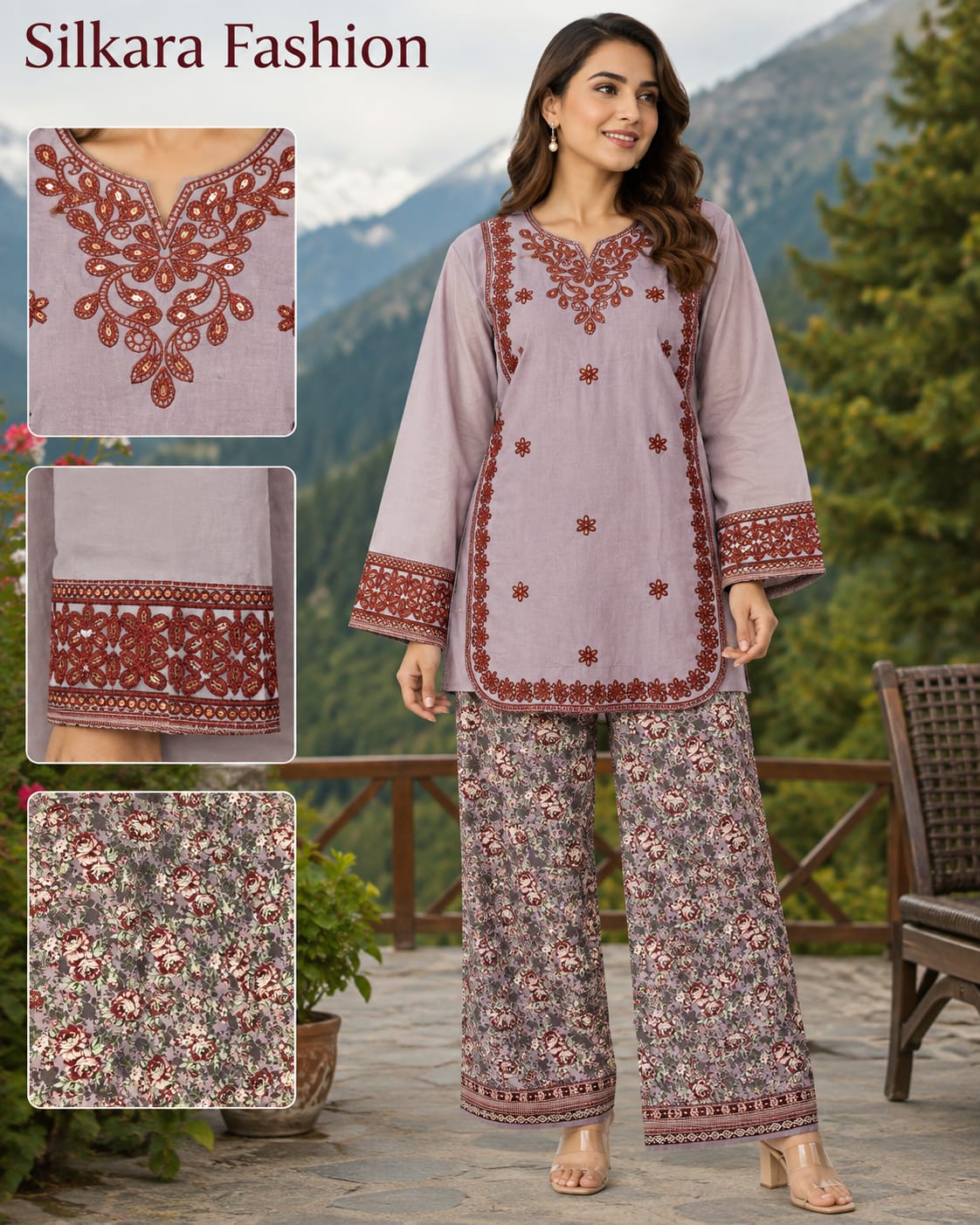 Classic 99 Kurti 3-Piece Lawn Ensemble