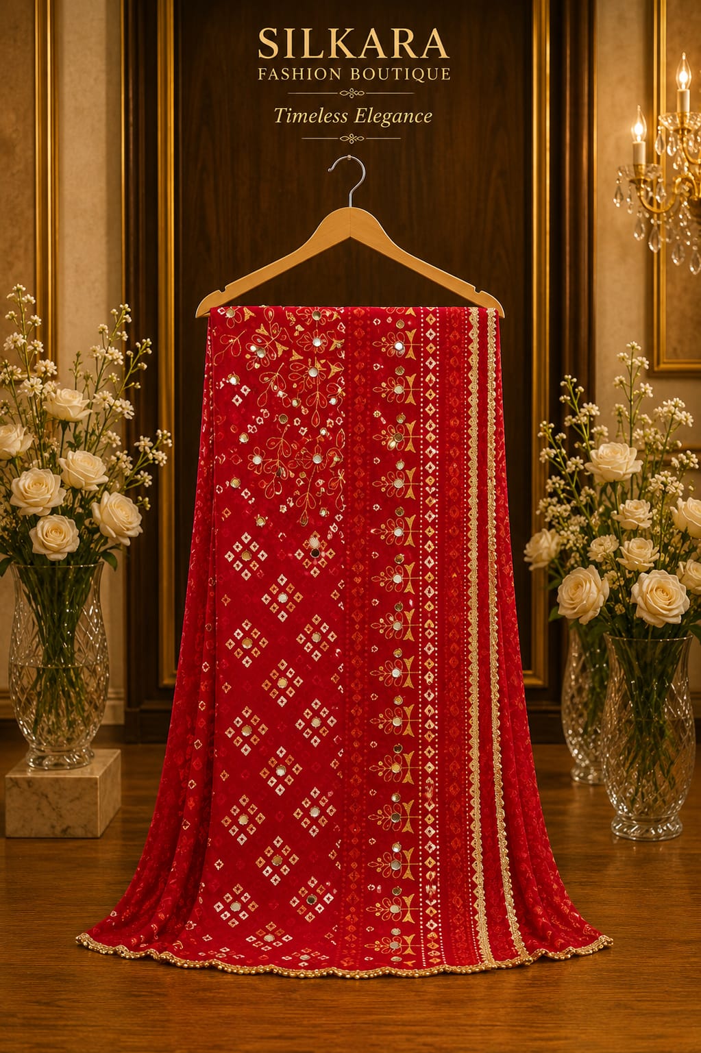 Artisan Festive Chunri Dupatta